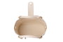 Lucky Bees Bolso de Hombro Crema 25x11x21 cm en Cuero de Polivinilo